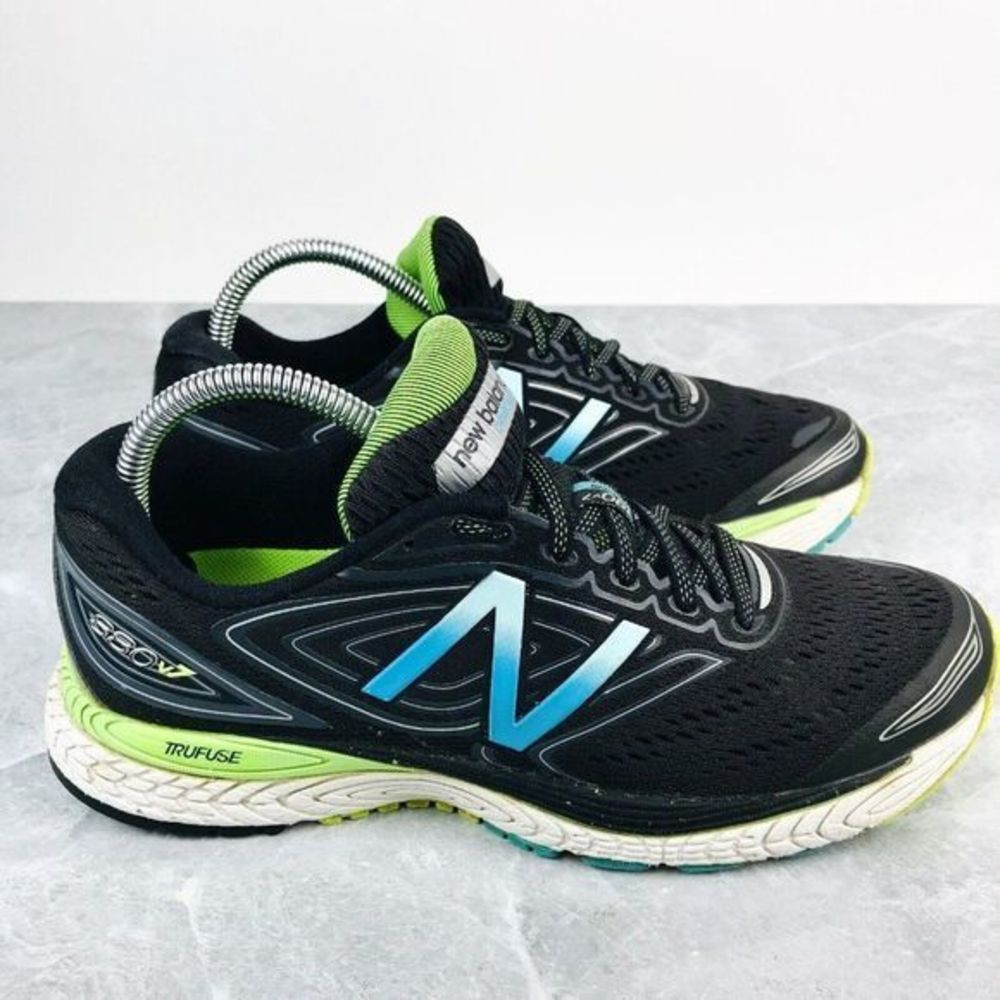 New Balance 880v7 Womens Size 9.5 Shoes Black Green Running‎ Sneakers W880BB7